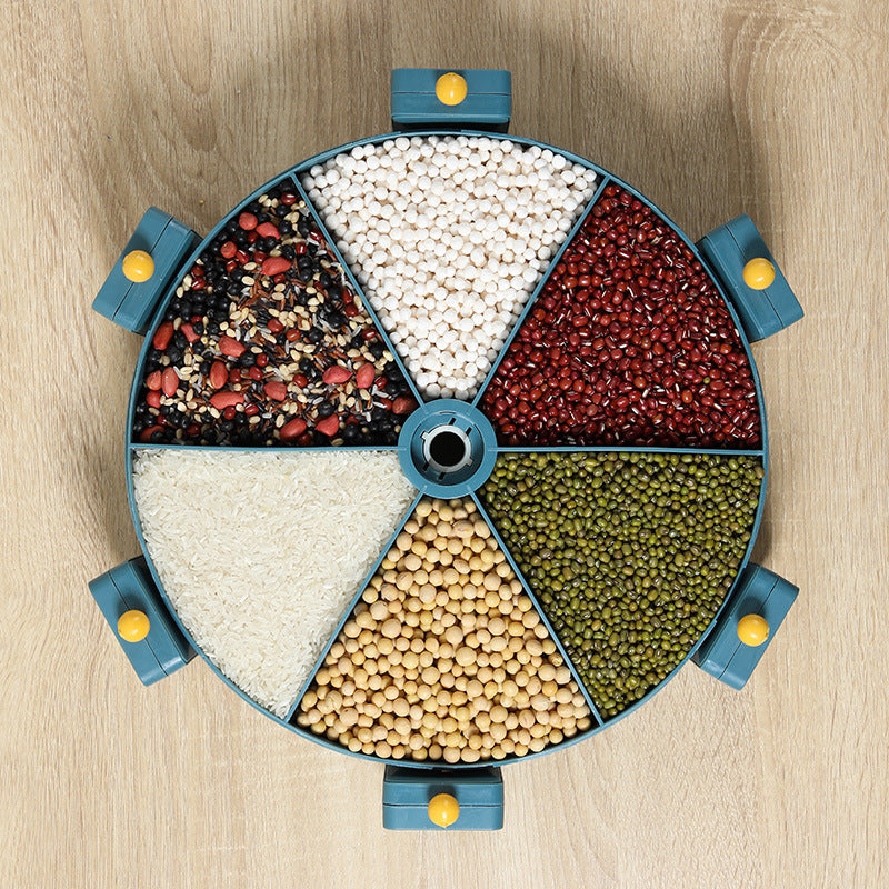 Wall-Mounted Grain Dispenser Compartments