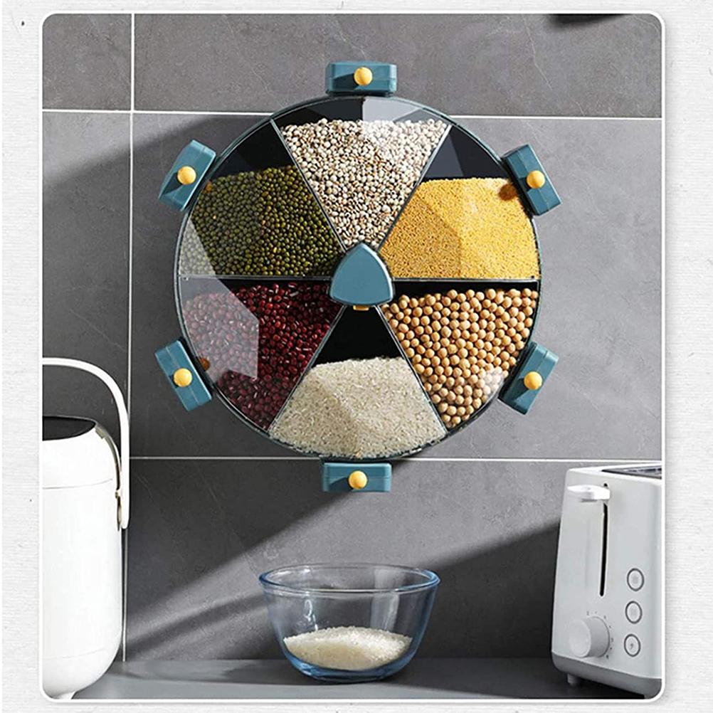 Wall-Mounted Grain Dispenser Compartments